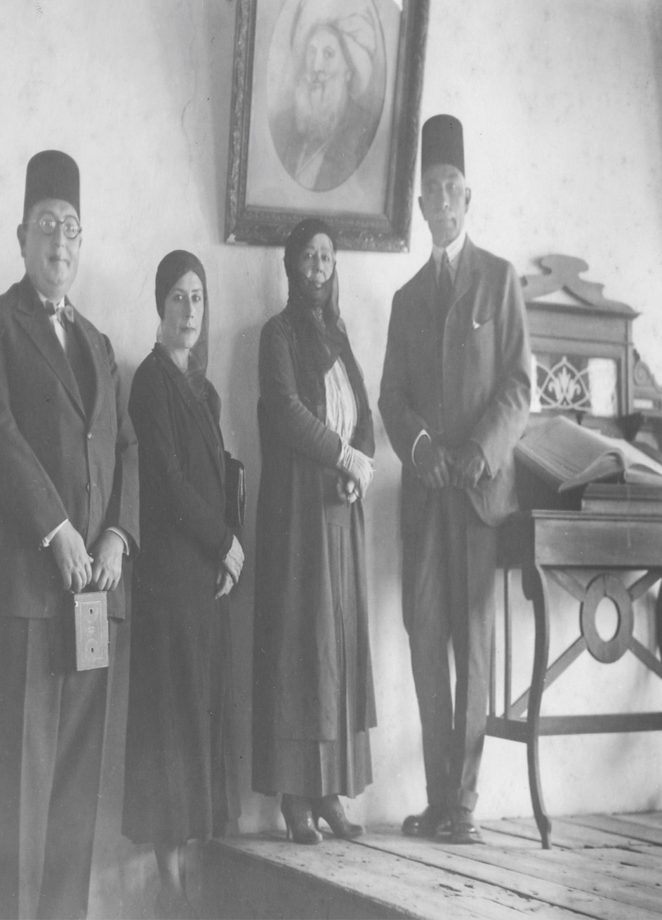 Members of the Egyptian royal family inside the House of Mohammed Ali, Kavala, 1932. ELIA Archive
